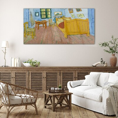 Tableau sur verre Chambre à Arles
