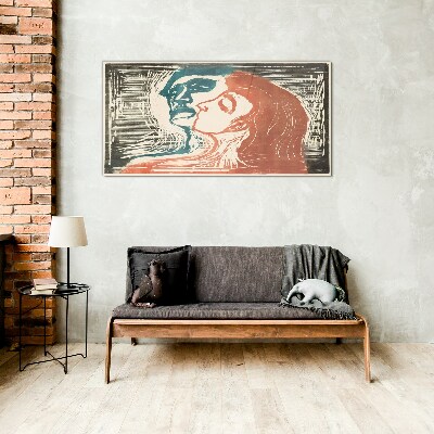 Tableau en verre Un regard intime sur les émotions