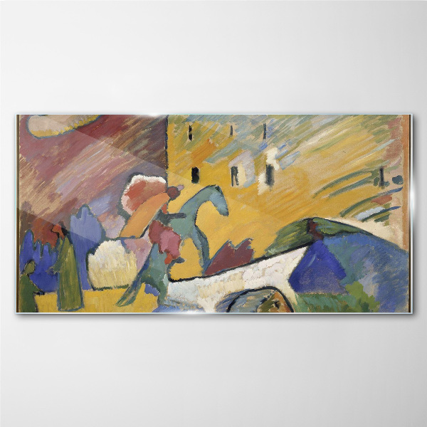 Tableau sur verre Mouvement et couleur dans le paysage