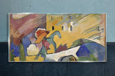 Tableau sur verre Mouvement et couleur dans le paysage