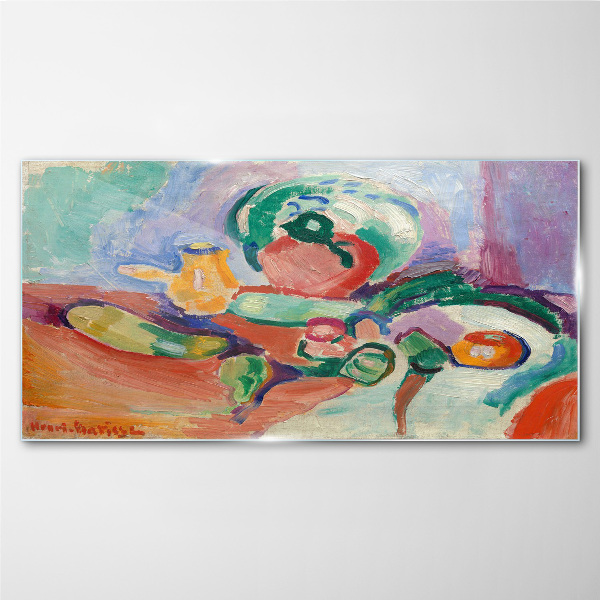 Tableau photo sur verre Nature morte en couleur
