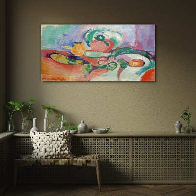 Tableau photo sur verre Nature morte en couleur