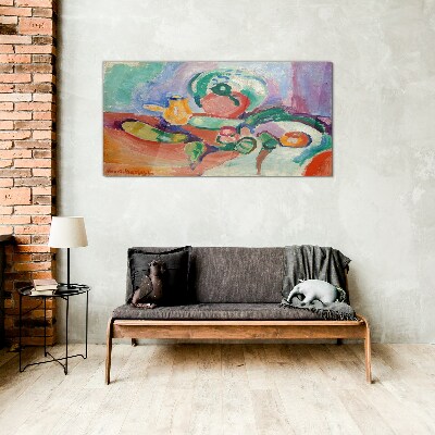 Tableau photo sur verre Nature morte en couleur
