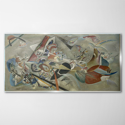 Tableau verre imprimé Paysage abstrait de couleurs