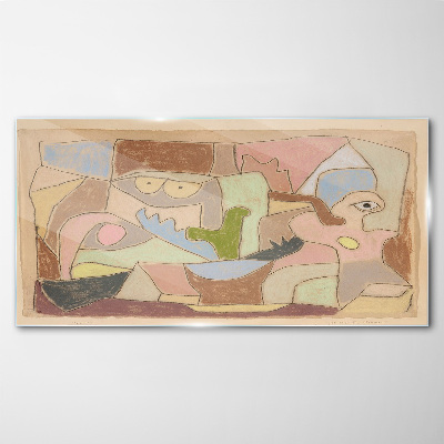 Tableau en verre Paysage abstrait d'émotions