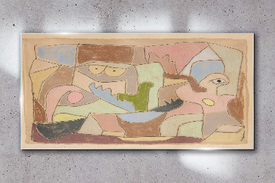 Tableau en verre Paysage abstrait d'émotions