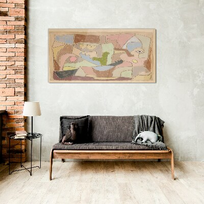 Tableau en verre Paysage abstrait d'émotions