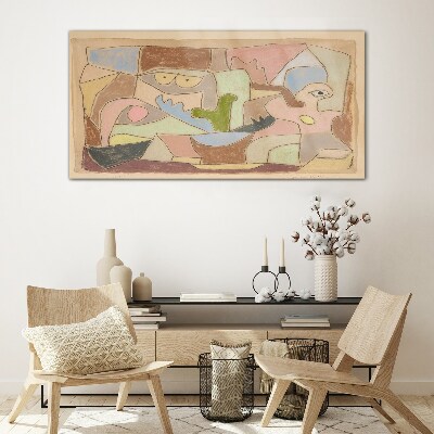 Tableau en verre Paysage abstrait d'émotions