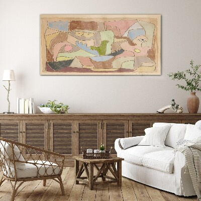 Tableau en verre Paysage abstrait d'émotions