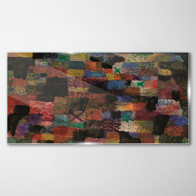 Tableau imprimé sur verre Mosaïques colorées