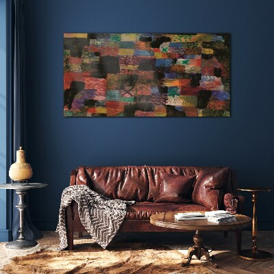 Tableau imprimé sur verre Mosaïques colorées