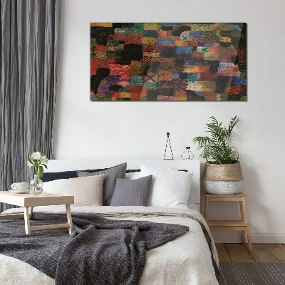 Tableau imprimé sur verre Mosaïques colorées