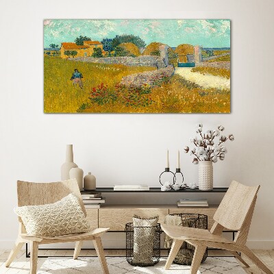 Tableau photo sur verre Paysages ruraux au soleil