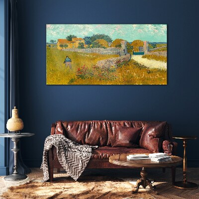 Tableau photo sur verre Paysages ruraux au soleil