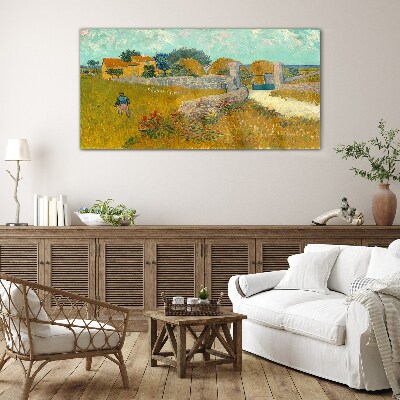 Tableau photo sur verre Paysages ruraux au soleil