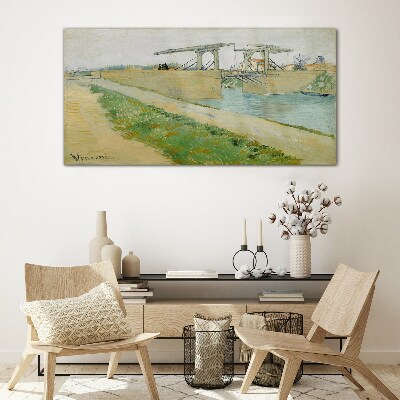 Tableau verre imprimé Ponts sur l'eau
