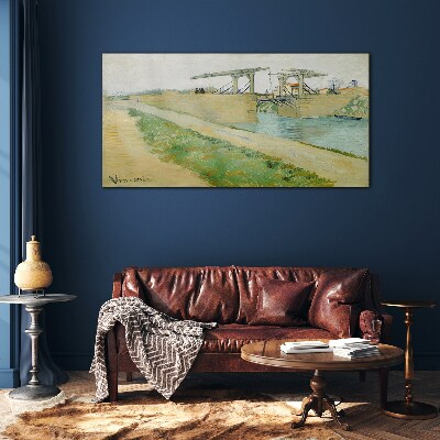 Tableau verre imprimé Ponts sur l'eau