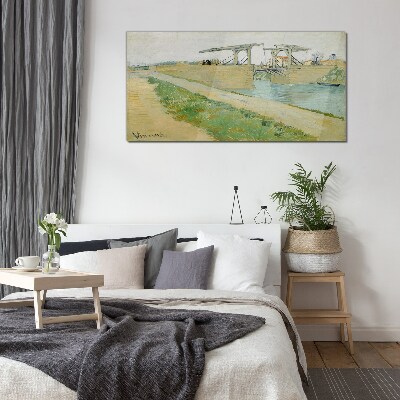 Tableau verre imprimé Ponts sur l'eau