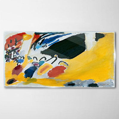 Tableau imprimé sur verre Couleurs en mouvement