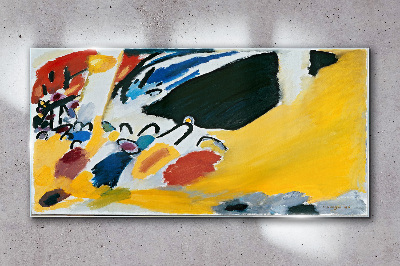 Tableau imprimé sur verre Couleurs en mouvement