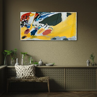 Tableau imprimé sur verre Couleurs en mouvement