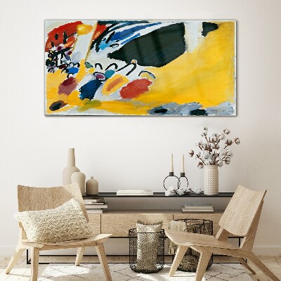 Tableau imprimé sur verre Couleurs en mouvement