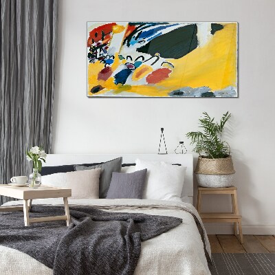 Tableau imprimé sur verre Couleurs en mouvement