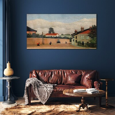 Tableau photo sur verre Une rue calme dans le paysage