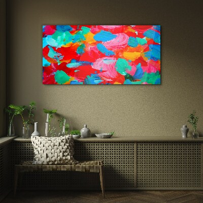 Tableau verre imprimé Un tourbillon coloré d'abstraction