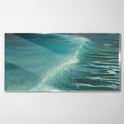 Tableau en verre Vagues calmes de l'océan