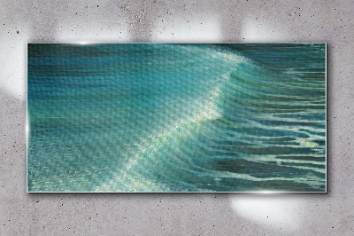 Tableau en verre Vagues calmes de l'océan
