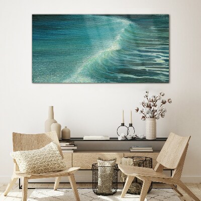 Tableau en verre Vagues calmes de l'océan