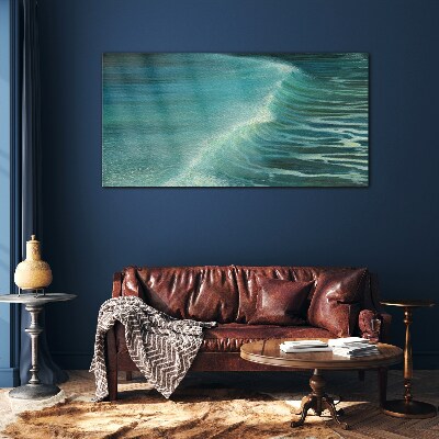 Tableau en verre Vagues calmes de l'océan