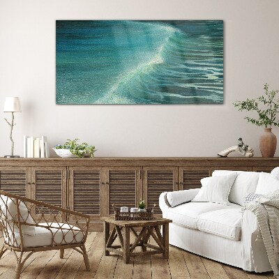 Tableau en verre Vagues calmes de l'océan
