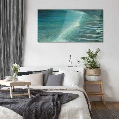 Tableau en verre Vagues calmes de l'océan