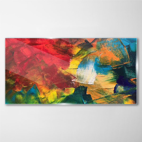 Tableau imprimé sur verre Chaos coloré