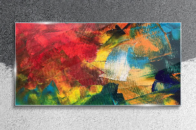 Tableau imprimé sur verre Chaos coloré
