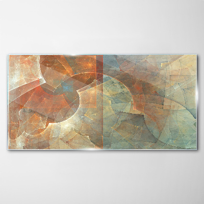 Tableau imprimé sur verre Composition abstraite en couleurs