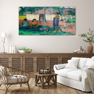 Tableau verre imprimé Détendez-vous dans un jardin tropical