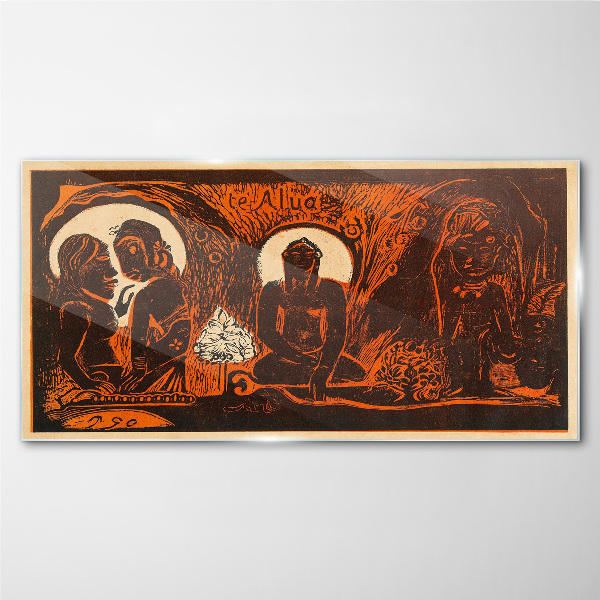 Tableau sur verre Rencontre au clair de lune