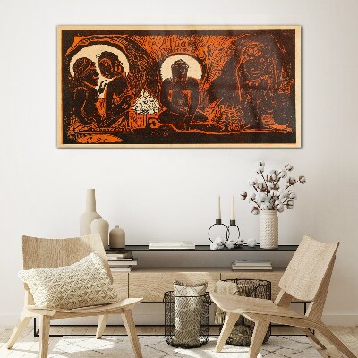 Tableau sur verre Rencontre au clair de lune