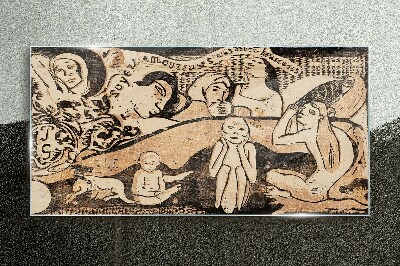 Tableau imprimé sur verre Réflexions sur l'existence humaine