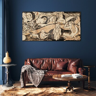 Tableau imprimé sur verre Réflexions sur l'existence humaine