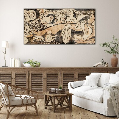 Tableau imprimé sur verre Réflexions sur l'existence humaine