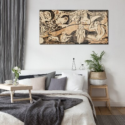 Tableau imprimé sur verre Réflexions sur l'existence humaine