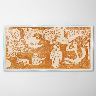 Tableau imprimé sur verre Réflexions sur l'existence humaine