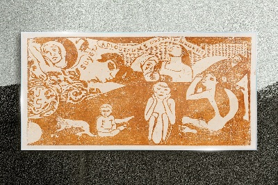 Tableau imprimé sur verre Réflexions sur l'existence humaine