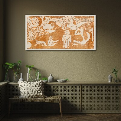 Tableau imprimé sur verre Réflexions sur l'existence humaine