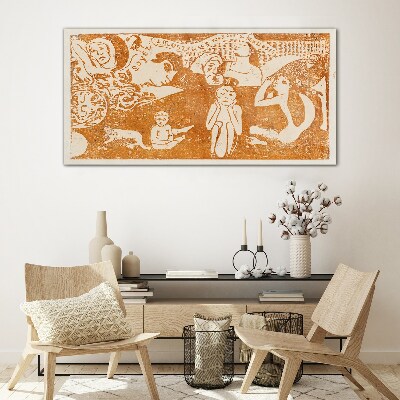 Tableau imprimé sur verre Réflexions sur l'existence humaine