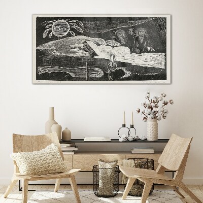 Tableau photo sur verre Te Po - Ralph Hotere